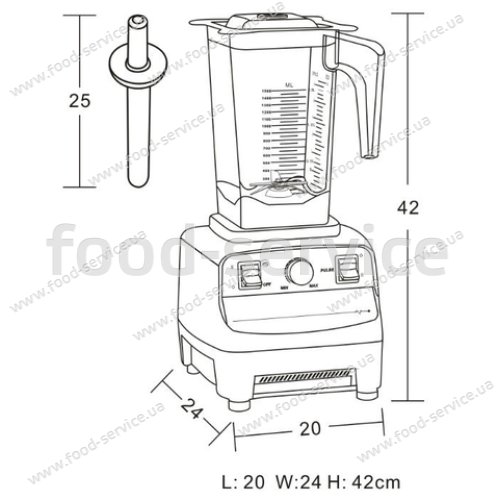 Блендер мультифункциональный JTC omniblend I TM-767A